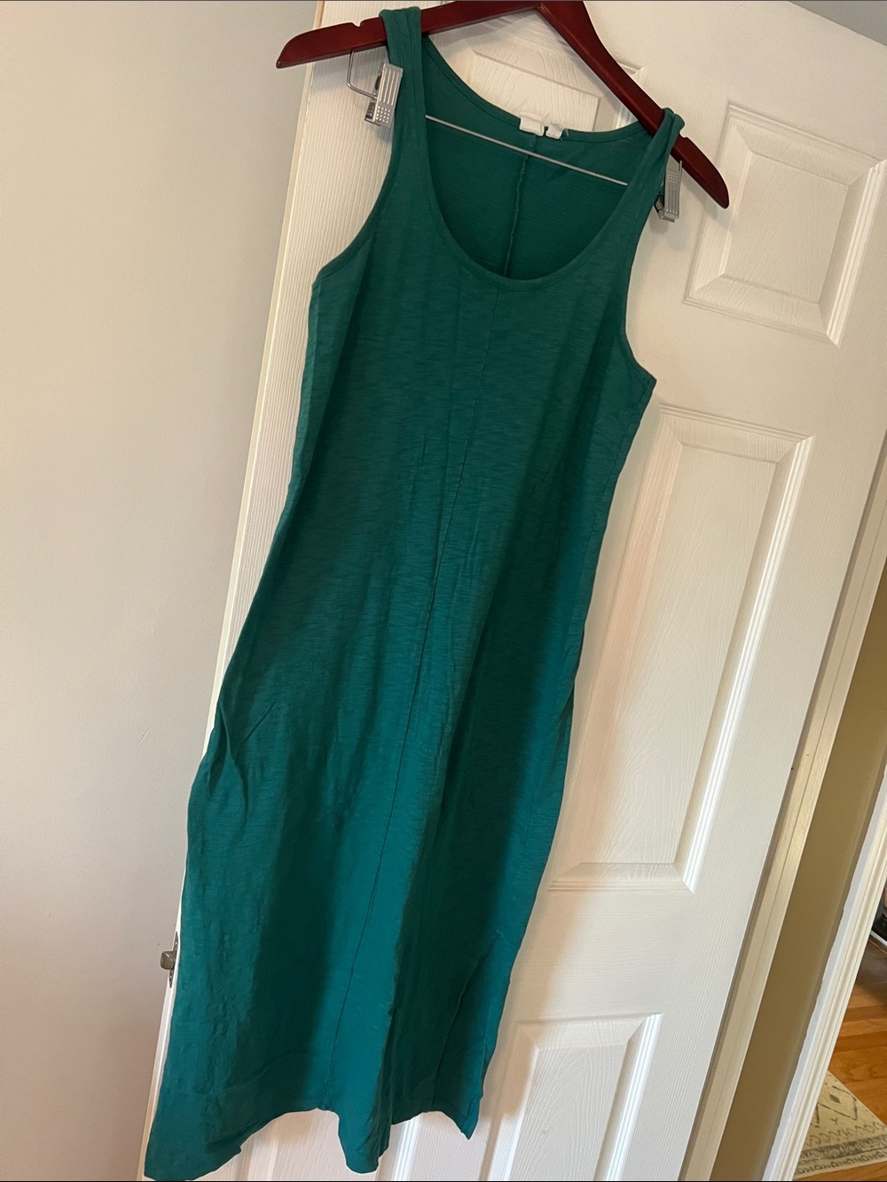 2/$7 GAP Teal Sleeveless Tank midi dress